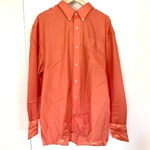 NEW Cutter & Buck Dress Shirt Button-up 3XL Orange